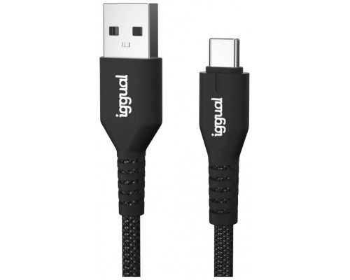 iggual Cable USB-A a tipo C 3A 180 cm trenzado