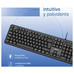 iggual Teclado USB estándar CK-OFFICE-105T negro-IA1 iggual Teclado USB estándar CK-OFFICE-105T negro