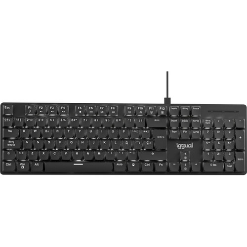 iggual Teclado USB mecánico CK-MECHA-105T negro-IA6 iggual Teclado USB mecánico CK-MECHA-105T negro