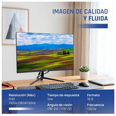 iggual Monitor 24" IPS 1ms FHD 120Hz VGA HDMI MM-IA9 iggual Monitor 24" IPS 1ms FHD 120Hz VGA HDMI MM