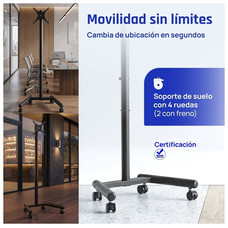 iggual SRTV55 Soporte TV suelo ruedas 13"-55" 20kg