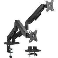 iggual SPMP02-A Soporte pinza 2 monitor 17-32" pro
