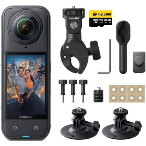 CAMARA DEPORTIVA INSTA360 X5 BK MOTO-DU100 CAMARA DEPORTIVA INSTA360 X5 BK MOTO