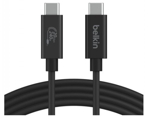 Belkin INZ004BT2MBK cable USB USB4 Gen 2x2 2 m USB C Negro
