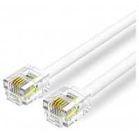 CABLE DE TELEFONO 6P4C BLANCO 2 M VENTION (Espera 4 dias)