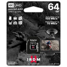 Goodram IRDM UHS-I U3 Micro SD 64GB c/adap