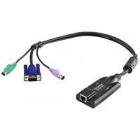 ATEN Adaptador KVM VGA PS/2 con compatibilidad de vídeo compuesto