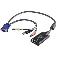 Aten KA7176 cable para video, teclado y ratón (kvm) Negro
