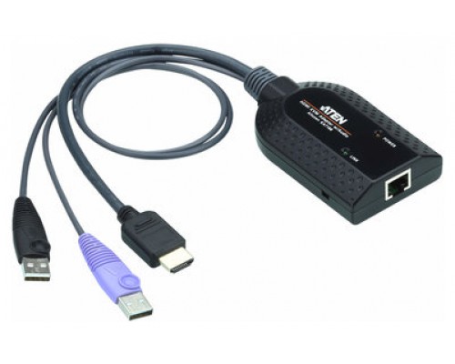 Aten KA7188 cable para video, teclado y ratón (kvm) Negro
