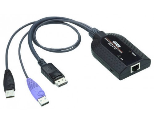 Aten KA7189 cable para video, teclado y ratón (kvm) 0,5 m Negro