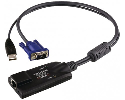 Aten KA7570 cable para video, teclado y ratón (kvm) Negro