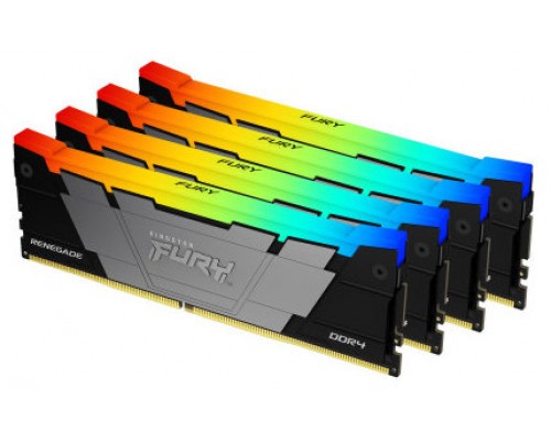 Kingston Technology FURY Renegade RGB módulo de memoria 128 GB 4 x 32 GB DDR4 3600 MHz
