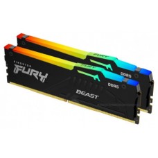 MEMORIA KINGSTON FURY BEAST RGB DDR5 64GB KIT2 5200MT/S  CL4