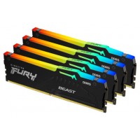 Kingston Technology FURY Beast RGB módulo de memoria 128 GB 4 x 32 GB DDR5