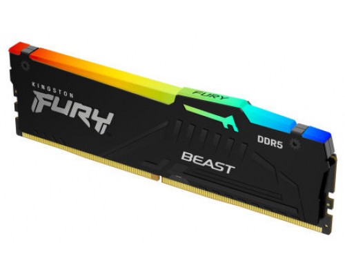 Kingston Technology FURY Beast RGB módulo de memoria 16 GB 1 x 16 GB DDR5 ECC