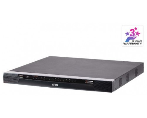ATEN 1-Local/1-Remote Access 32-Port Multi-Interface Cat 5 KVM con acceso por IP Switch
