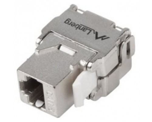 CONECTOR KEYSTONE LANBERG TOOLLESS RJ45 A LSA CAT.6 FTP 180 GRADOS