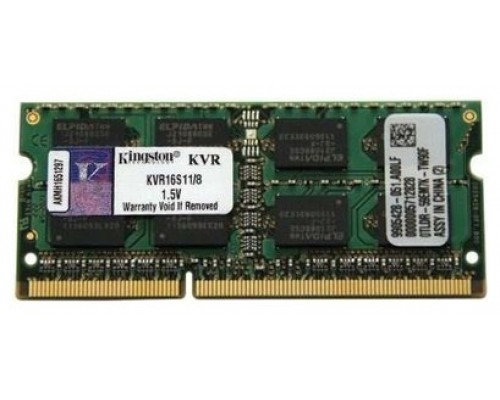 Kingston KVR16S11/8 SoDim DDR3 8GB 1600MHz