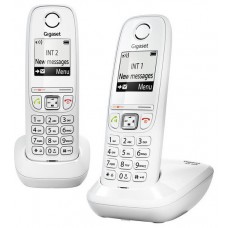 GIGASET WIRELESS LANDLINE PHONE AS405 DUO WHITE(L36852-H2501-D202)