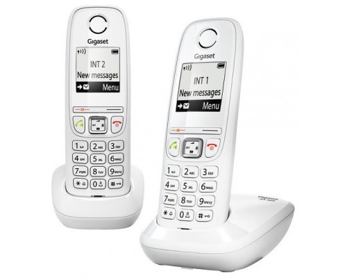 Gigaset AS405 Duo Teléfono DECT Blanco