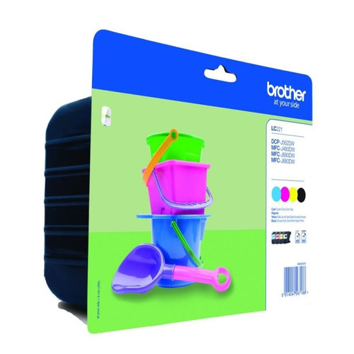 Pack cartuchos tinta brother lc221valbp negro-MR8 Pack cartuchos tinta brother lc221valbp negro