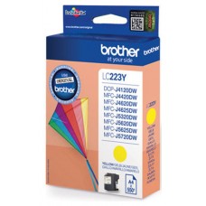 Cartucho tinta brother lc223ybp amarillo 550