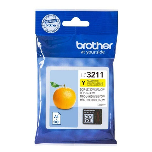 TINTA BROTHER LC3211Y DCPJ572/J772/J774/MFCJ890/J895-CN1 TINTA BROTHER LC3211Y DCPJ572/J772/J774/MFCJ890/J895