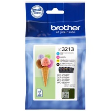 Pack cartuchos tinta brother lc3213val negro