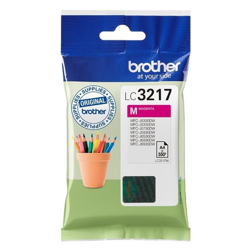 Cartucho tinta brother lc3217m magenta 550-MR3 Cartucho tinta brother lc3217m magenta 550