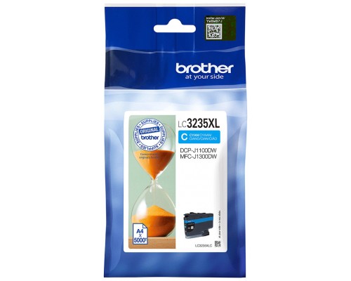 Cartucho tinta brother lc3235xlc cian 5000