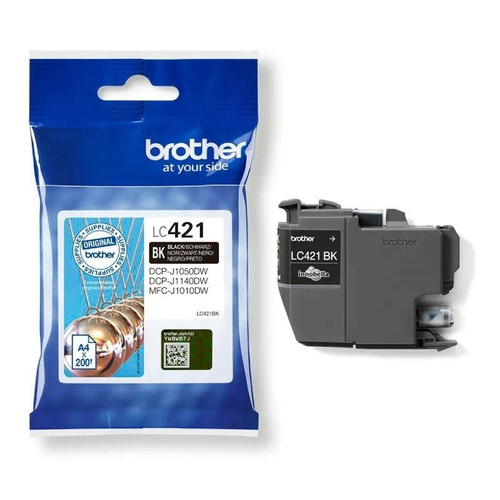 Cartucho tinta brother lc421bk negro 200-MR2 Cartucho tinta brother lc421bk negro 200