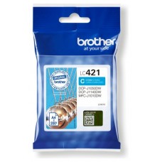 Cartucho tinta brother lc421c cian 200