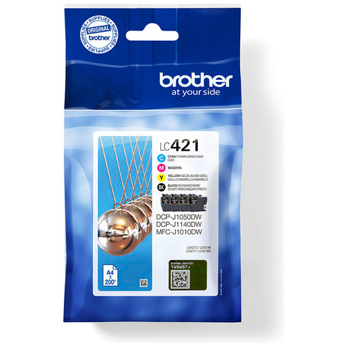 Pack cartuchos tinta brother lc421val negro-MR7 Pack cartuchos tinta brother lc421val negro