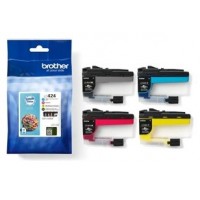 Pack cartuchos tinta brother lc424val negro