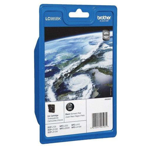BROTHER Cartucho de tinta negra LC985 para DCP-J315W sin blister-SX4 BROTHER Cartucho de tinta negra LC985 para DCP-J315W sin blister