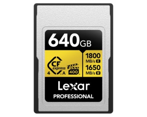 Lexar LCAGOLD640G-RNENG memoria flash 640 GB CFexpress tipo A