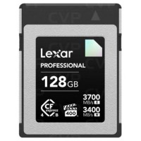 LEXAR 128GB PROFESSIONAL CFEXPRESS 4.0 TYPE-B CARD, UP TO 3700MB/S READ 3400MB/S WRITE. VPG 400