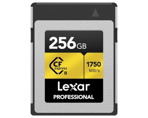 LEXAR 256GB PROFESSIONAL CFEXPRESS 4.0 TYPE-B CARD, UP TO 3700MB/S READ 3400MB/S WRITE. VPG 400