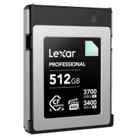 LEXAR 512GB PROFESSIONAL CFEXPRESS 4.0 TYPE-B CARD, UP TO 3700MB/S READ 3400MB/S WRITE. VPG 400