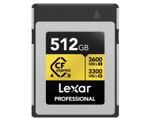 Lexar LCXEXP4512G-RNENG memoria flash 512 GB CFexpress tipo B