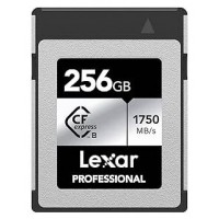 LEXAR 256GB PROFESSIONAL CFEXPRESS TYPE B CARD SILVER, UP TO 1750MB/S READ 1300MB/S WRITE