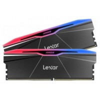 LEXAR MEMORIA ARES 2.0 DDR5 6000 CL26 1.35V MEMORY WITH HEATSINK AND RGB LIGHTING,DUAL PACK, BLACK COLOR