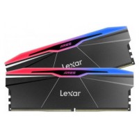 LEXAR MEMORIA ARES 2.0 DDR5 6000 CL30 1.35V MEMORY WITH HEATSINK AND RGB LIGHTING,DUAL PACK, BLACK COLOR