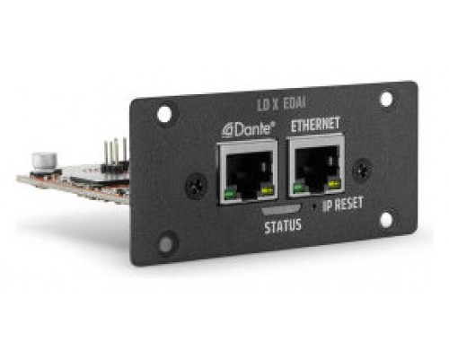 LD SYSTEMS INTEGRATION SERIE IPA (LDXEDAI) ETHERNET & DANTE AUDIO INTERFACE EXPANSION CARD FOR IPA SERIES WARRANTY 5 YEARS (PU20)