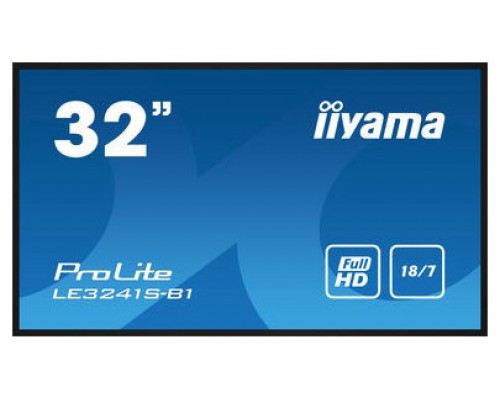 iiyama LE3241S-B1 pantalla de señalización Pantalla plana para señalización digital 80 cm (31.5") 350 cd / m² Full HD Negro 18/7