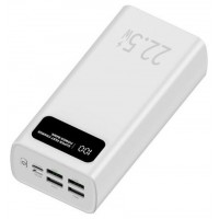 LEOTEC POWERBANK 30000MAH 22,5W PD20W BLAN (1 USB-C+4USB-A INC USB-A A USB-C)