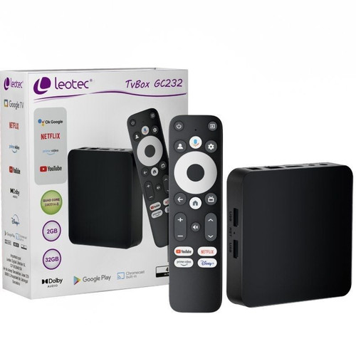 LEOTEC TVBOX GC232 GOOGLE Y NETFLIX CERTIFIED