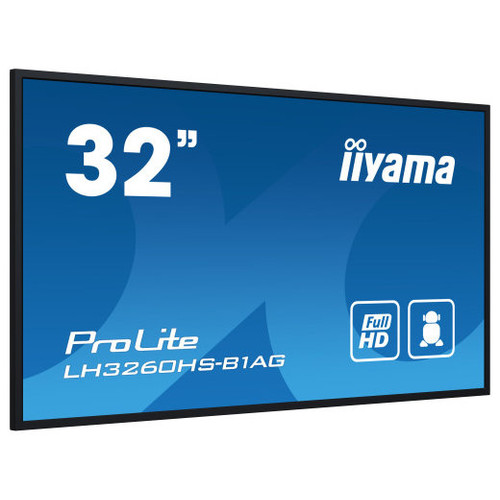 iiyama PROLITE Pizarra de caballete digital 80 cm (31.5") LED Wifi 500 cd / m² Full HD Negro Procesador incorporado Android 11 24/7-MR56 iiyama PROLITE Pizarra de caballete digital 80 cm (31.5") LED Wifi 500 cd / m² Full HD Negro Procesador incorporado Android 11 24/7