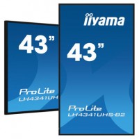 iiyama LH4341UHS-B2 pantalla de señalización 108 cm (42.5") LCD 500 cd / m² 4K Ultra HD Procesador incorporado Android 8.0 18/7-66MR iiyama LH4341UHS-B2 pantalla de señalización 108 cm (42.5") LCD 500 cd / m² 4K Ultra HD Procesador incorporado Android 8.0 18/7