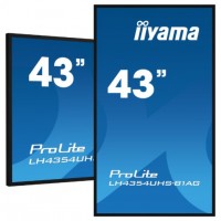 MONITOR IIYAMA 43" (LH4375UHS-B1AG) ANDROID 11 / 3844X2160 (4K UHD) / OPERACION 24/7 /500CD / LANDSC. Y PORTRAIT / 3XHDMI / DP / RJ45 / VESA 400X400 / ALTAVOCES 2X10W